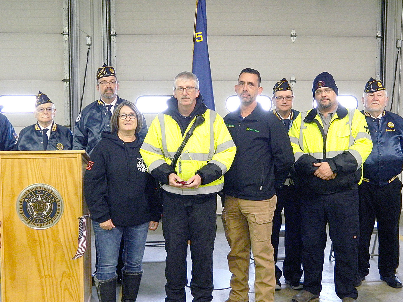 Lake Village Fire Department receives annual Outstanding Citizen Award from American Legion Post 375